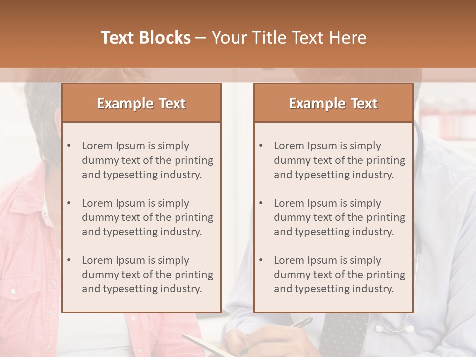 Indoors Smiling Checkup PowerPoint Template
