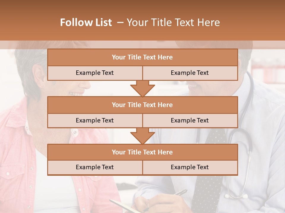 Indoors Smiling Checkup PowerPoint Template