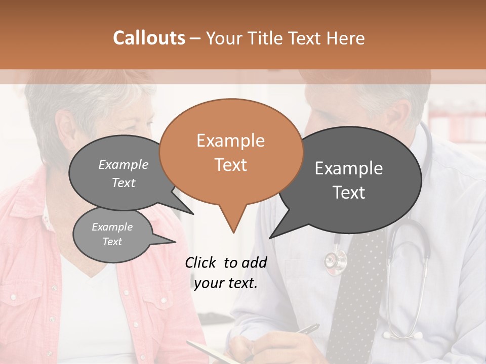 Indoors Smiling Checkup PowerPoint Template