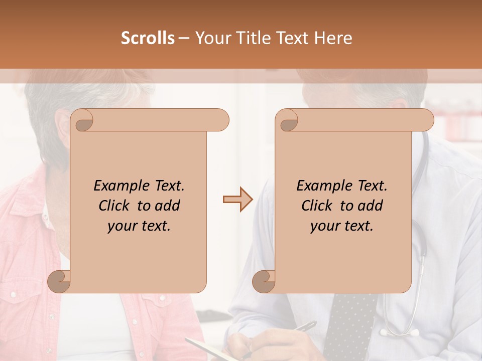 Indoors Smiling Checkup PowerPoint Template
