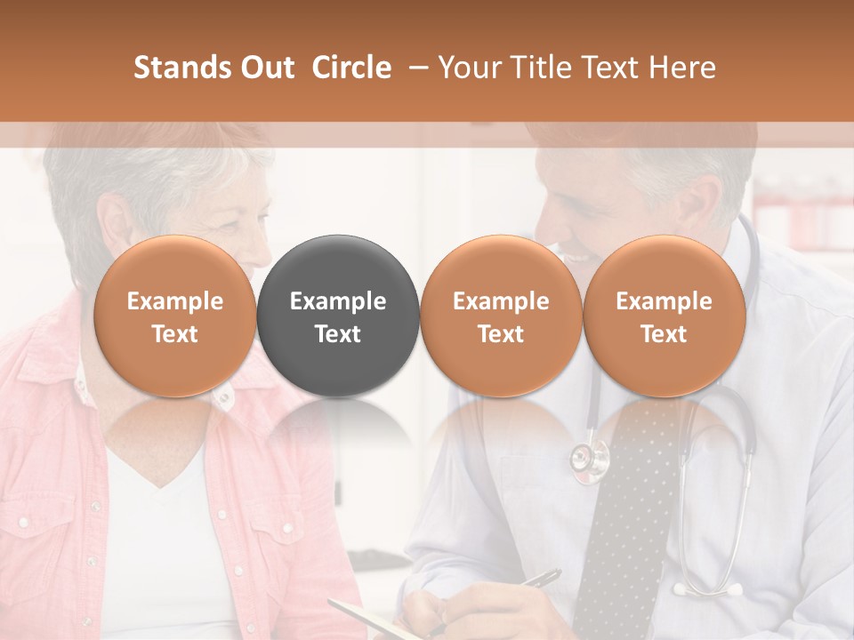 Indoors Smiling Checkup PowerPoint Template