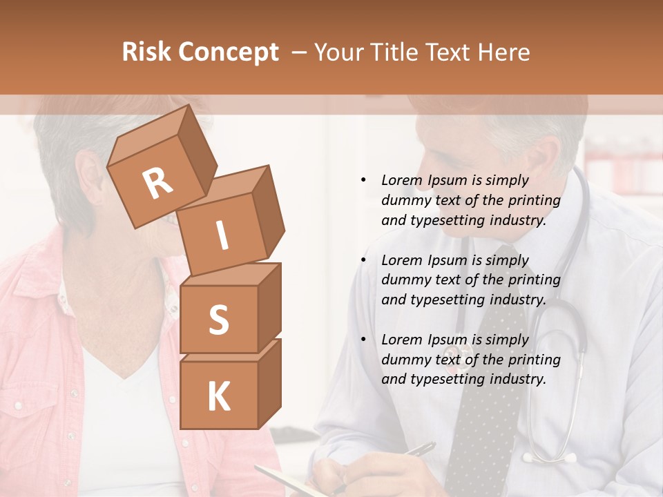 Indoors Smiling Checkup PowerPoint Template