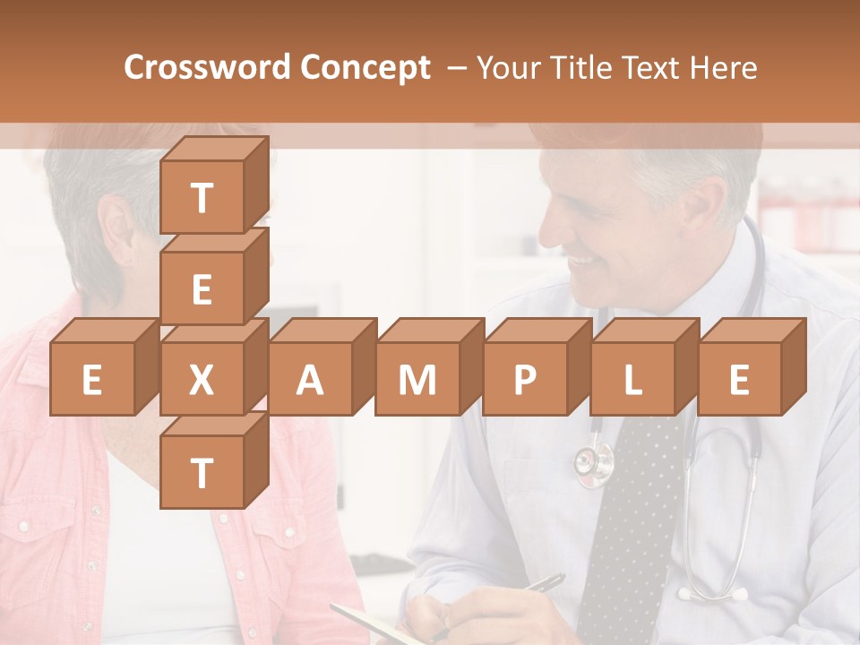Indoors Smiling Checkup PowerPoint Template