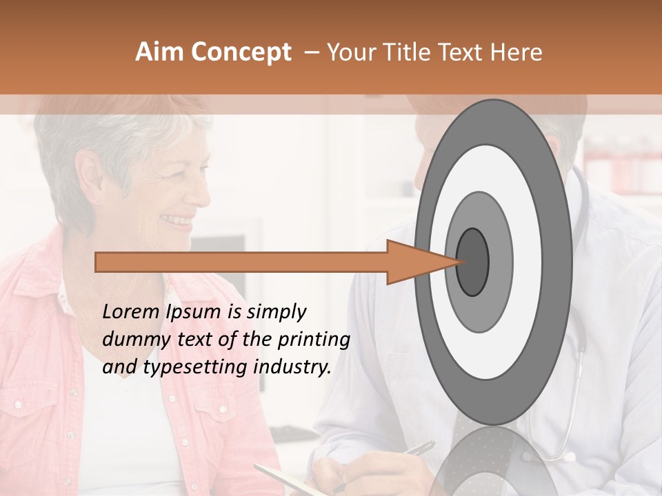 Indoors Smiling Checkup PowerPoint Template