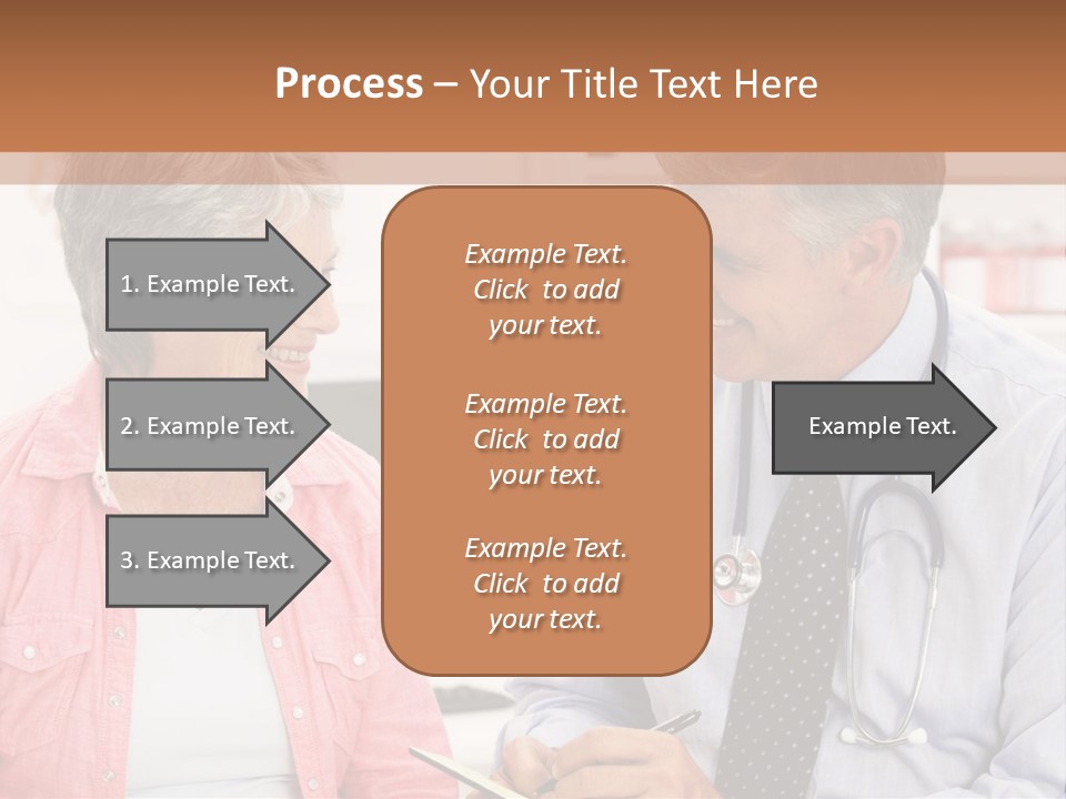 Indoors Smiling Checkup PowerPoint Template
