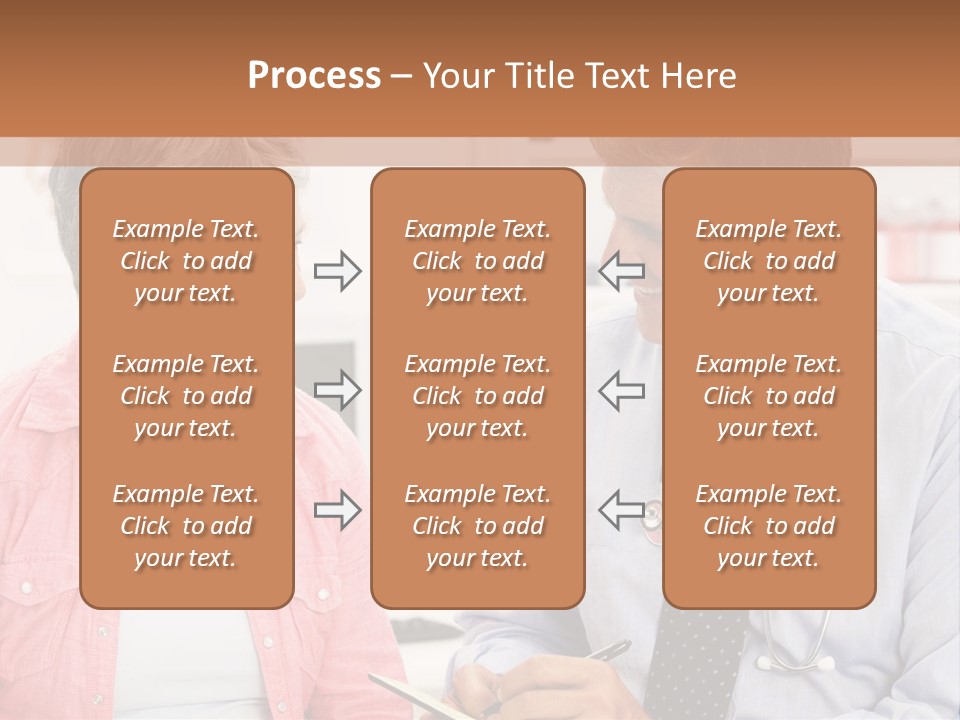 Indoors Smiling Checkup PowerPoint Template