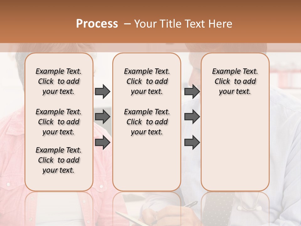 Indoors Smiling Checkup PowerPoint Template