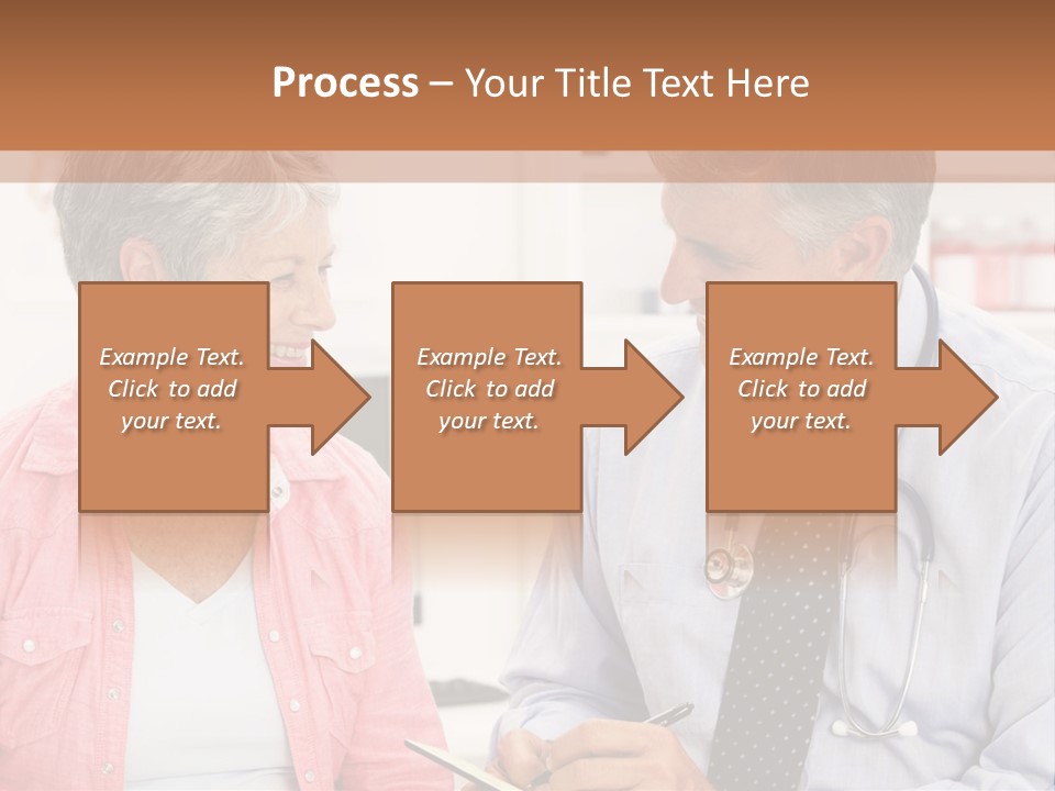 Indoors Smiling Checkup PowerPoint Template