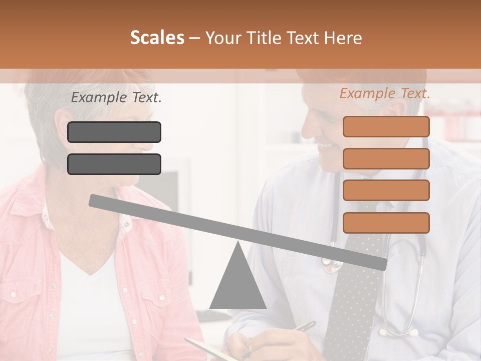 Indoors Smiling Checkup PowerPoint Template