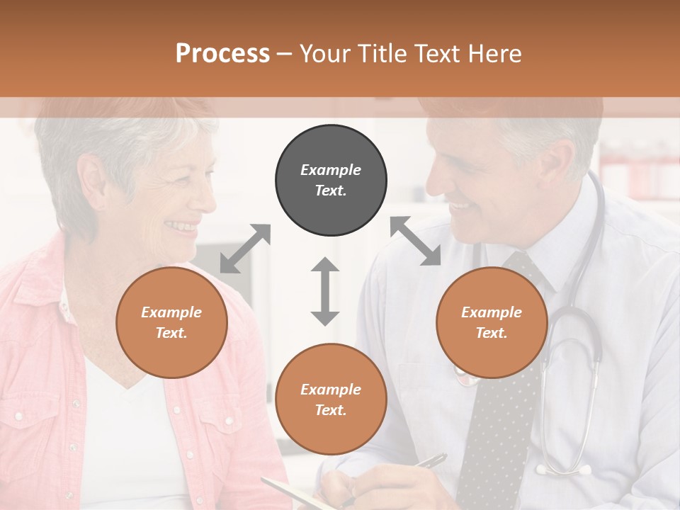 Indoors Smiling Checkup PowerPoint Template