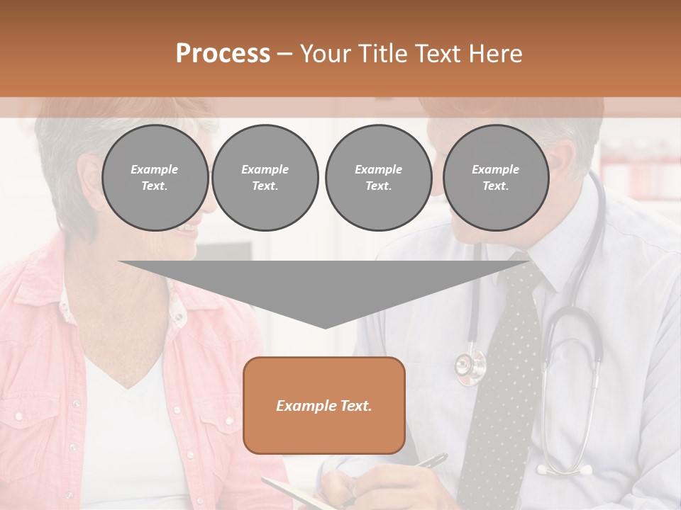 Indoors Smiling Checkup PowerPoint Template