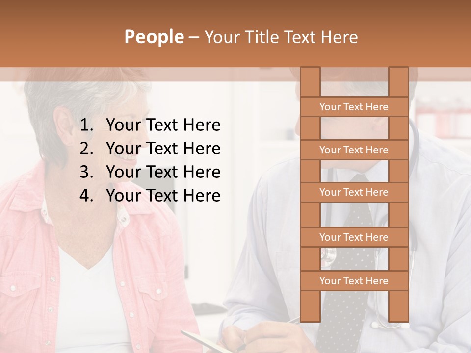 Indoors Smiling Checkup PowerPoint Template