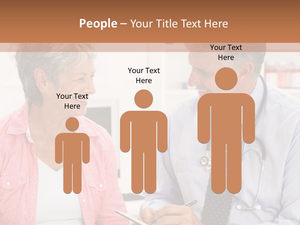 Indoors Smiling Checkup PowerPoint Template