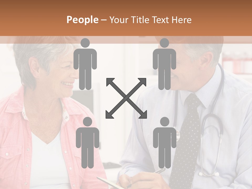 Indoors Smiling Checkup PowerPoint Template