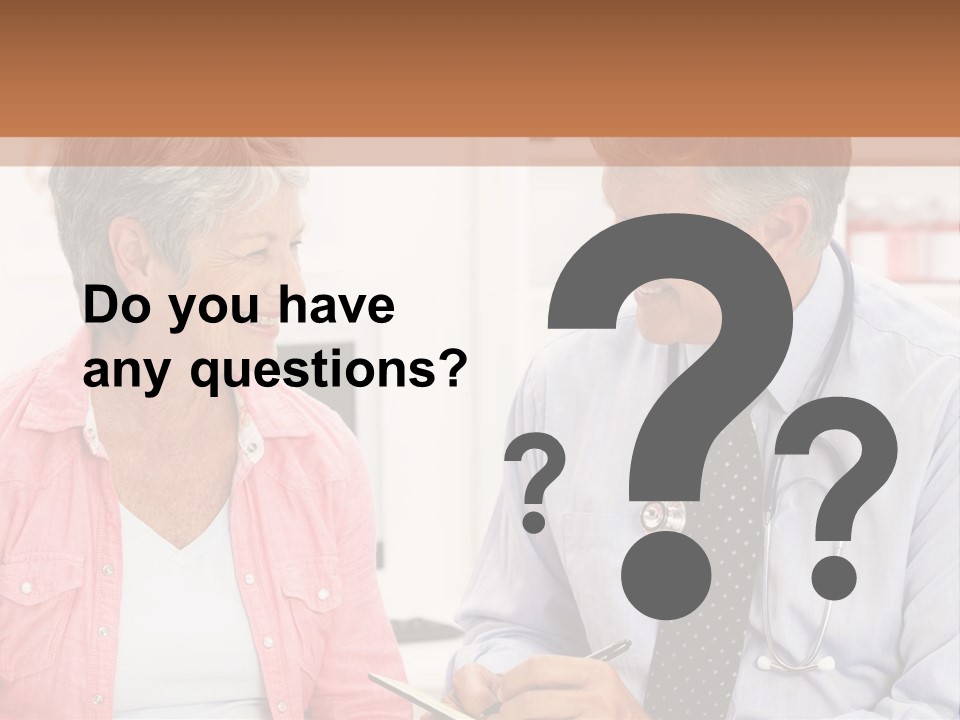 Indoors Smiling Checkup PowerPoint Template