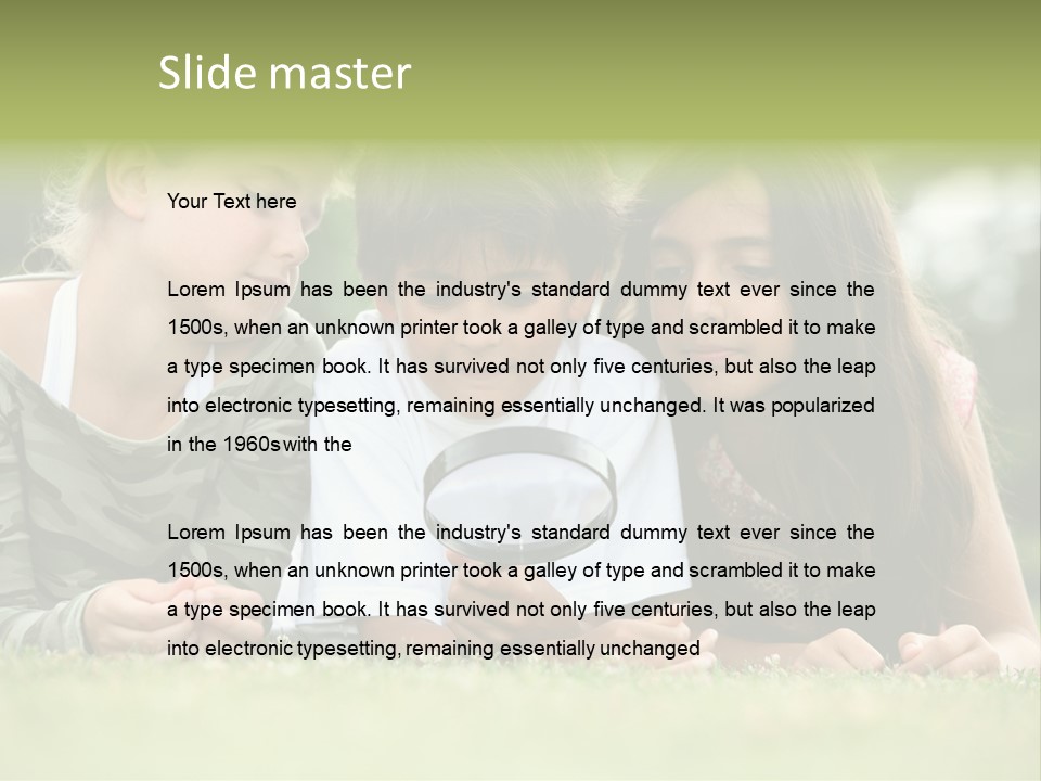 Earth Blond Nature PowerPoint Template