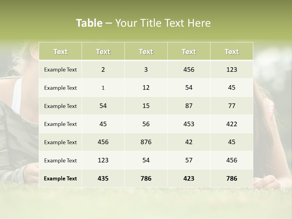 Earth Blond Nature PowerPoint Template