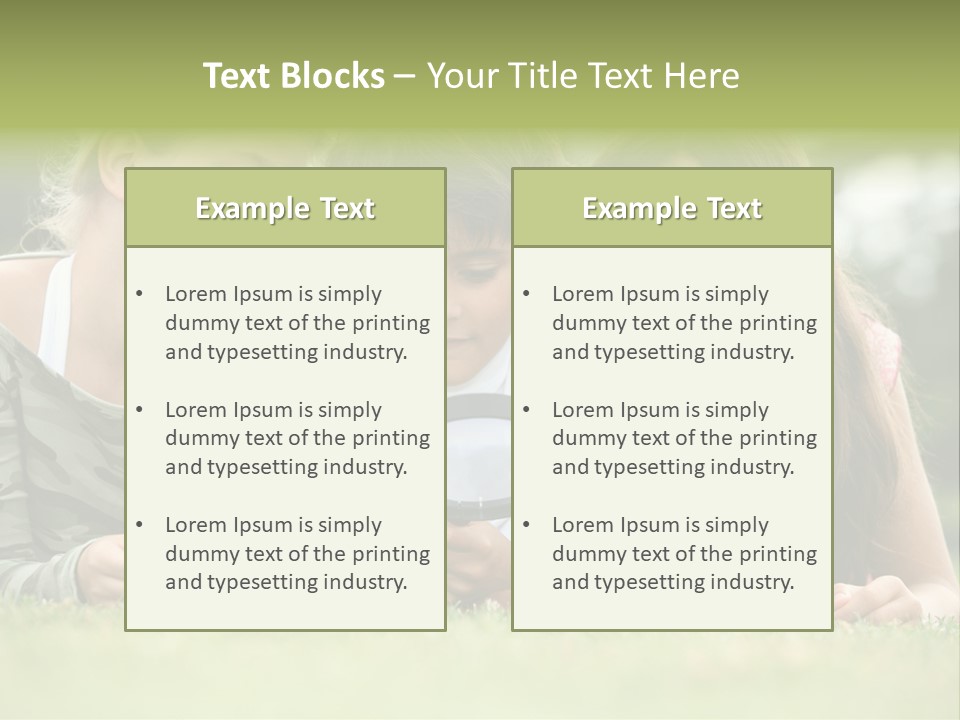 Earth Blond Nature PowerPoint Template