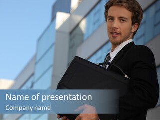 White Icon Professional PowerPoint Template