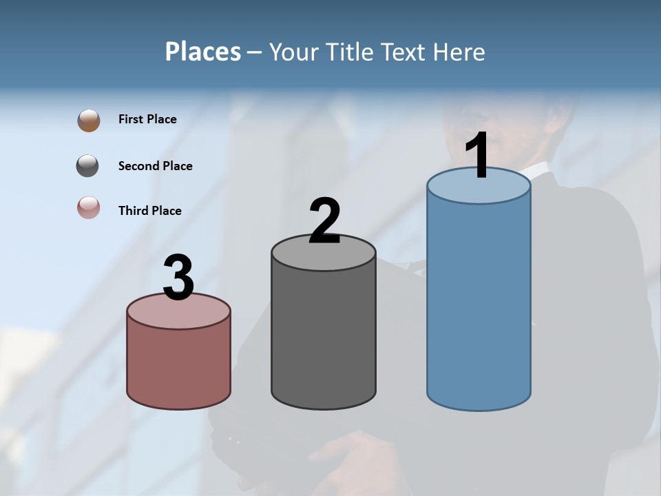 White Icon Professional PowerPoint Template