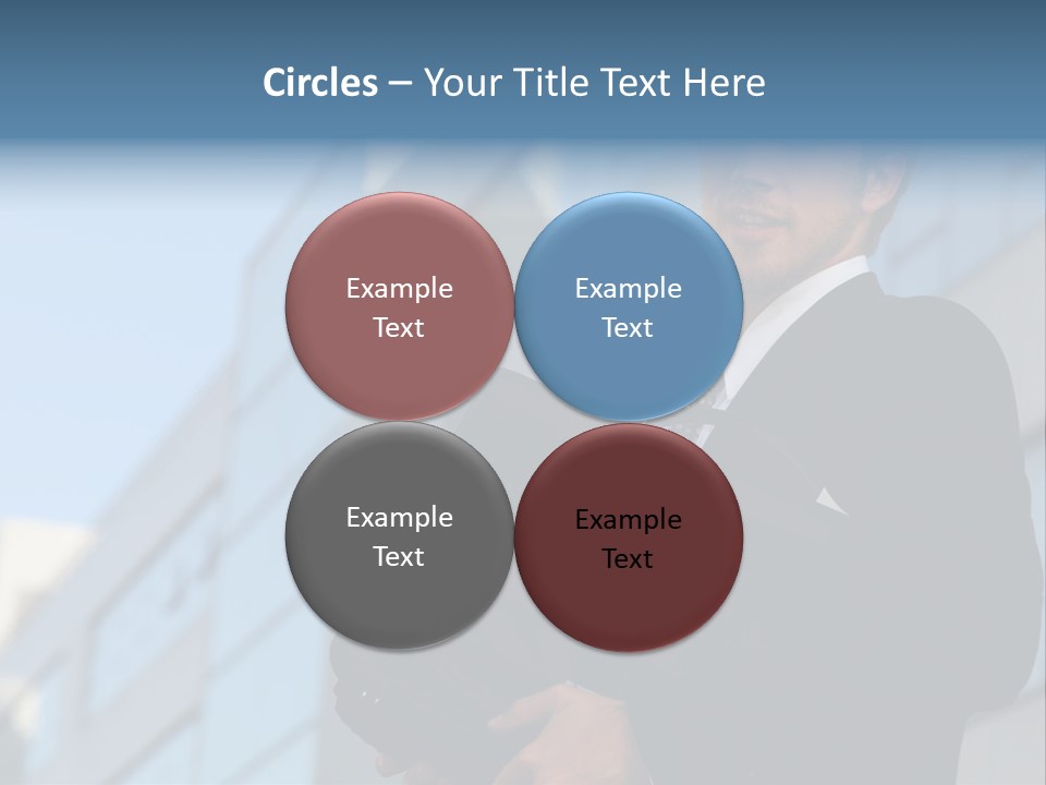 White Icon Professional PowerPoint Template