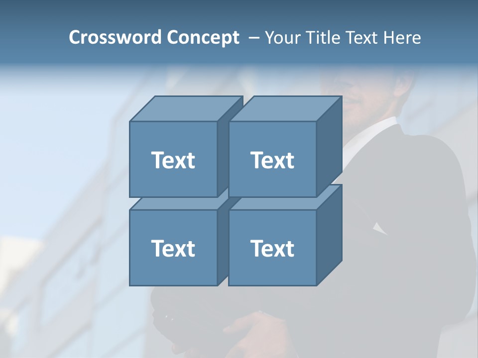 White Icon Professional PowerPoint Template
