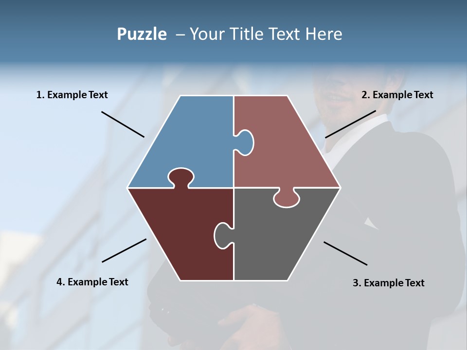 White Icon Professional PowerPoint Template