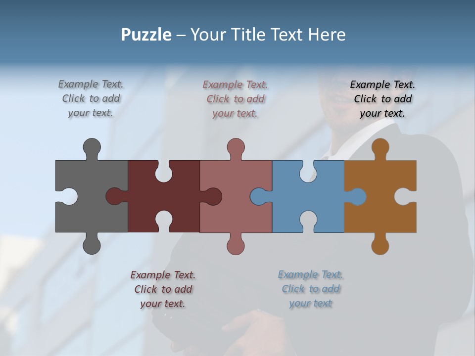 White Icon Professional PowerPoint Template