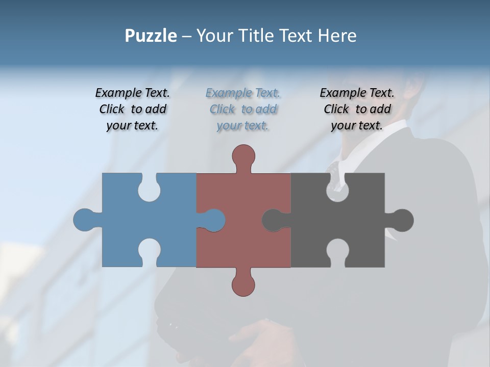 White Icon Professional PowerPoint Template