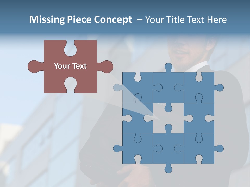 White Icon Professional PowerPoint Template