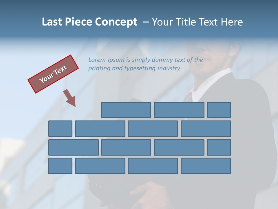 White Icon Professional PowerPoint Template