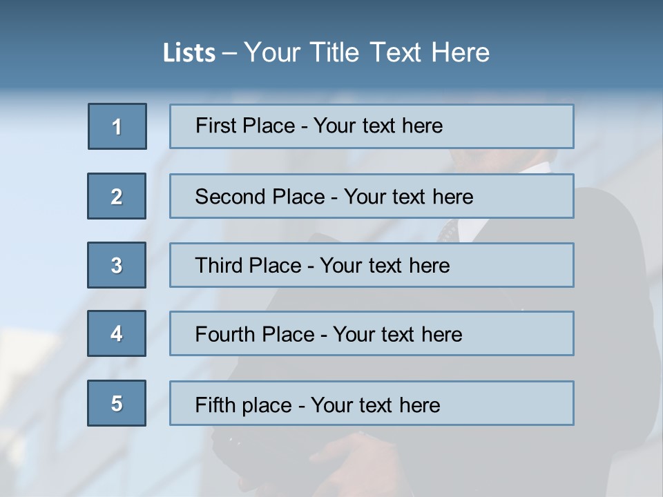 White Icon Professional PowerPoint Template