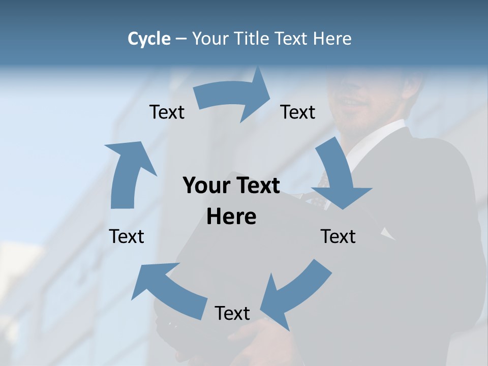 White Icon Professional PowerPoint Template