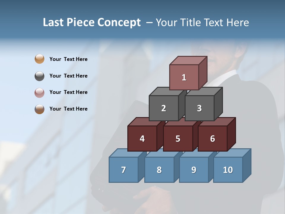 White Icon Professional PowerPoint Template
