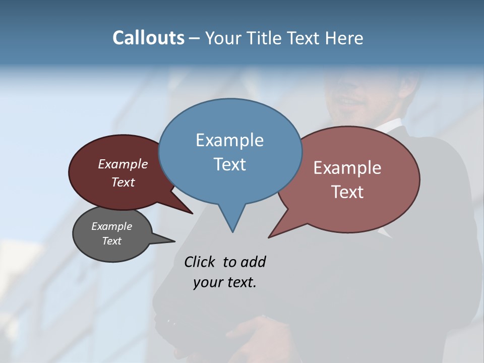 White Icon Professional PowerPoint Template