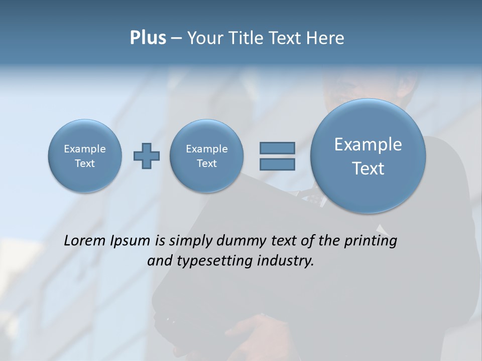 White Icon Professional PowerPoint Template