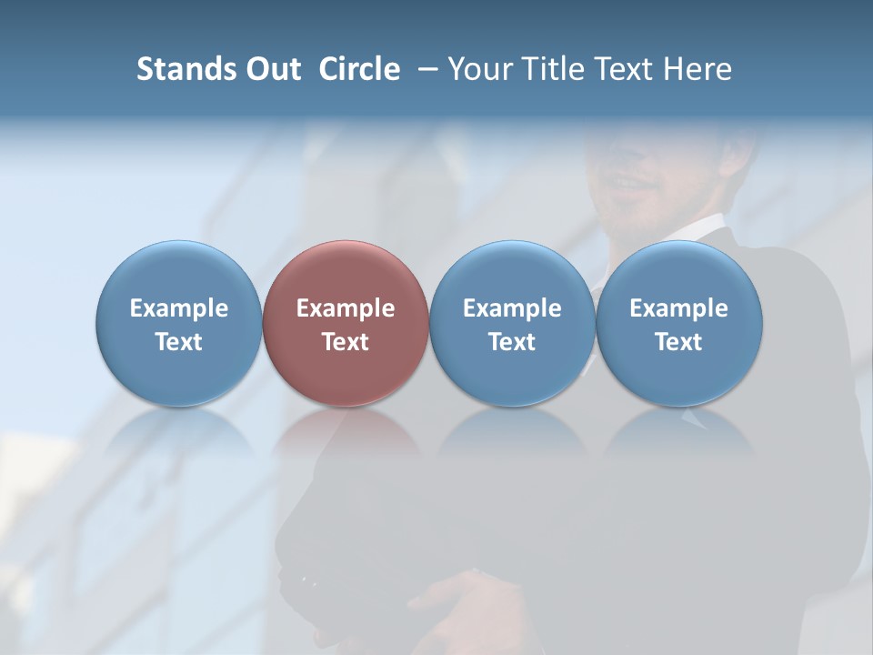 White Icon Professional PowerPoint Template