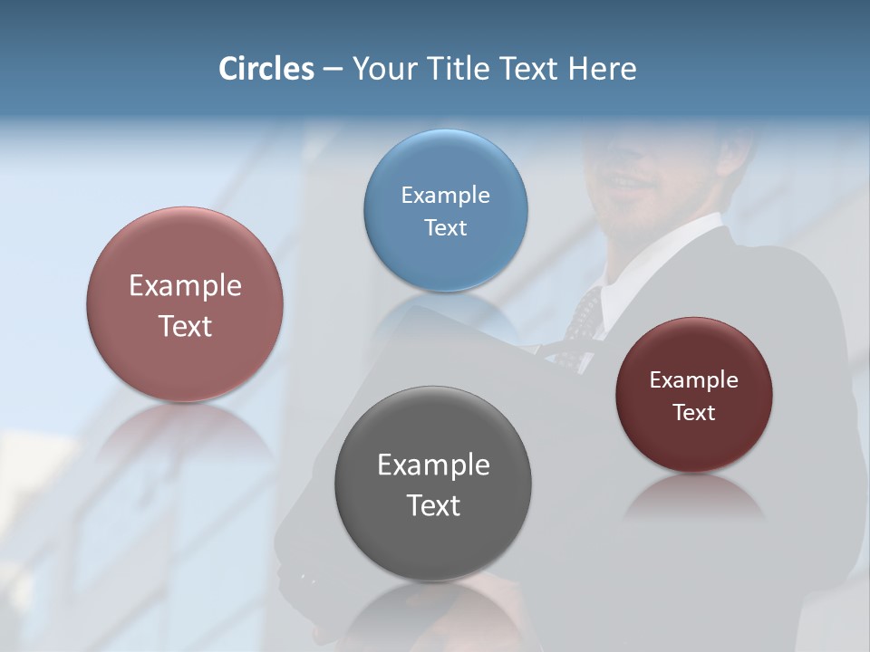 White Icon Professional PowerPoint Template