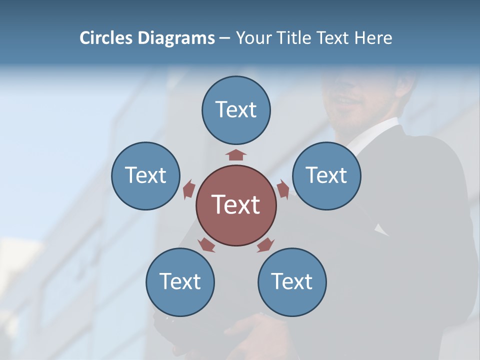 White Icon Professional PowerPoint Template