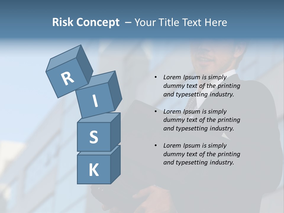 White Icon Professional PowerPoint Template