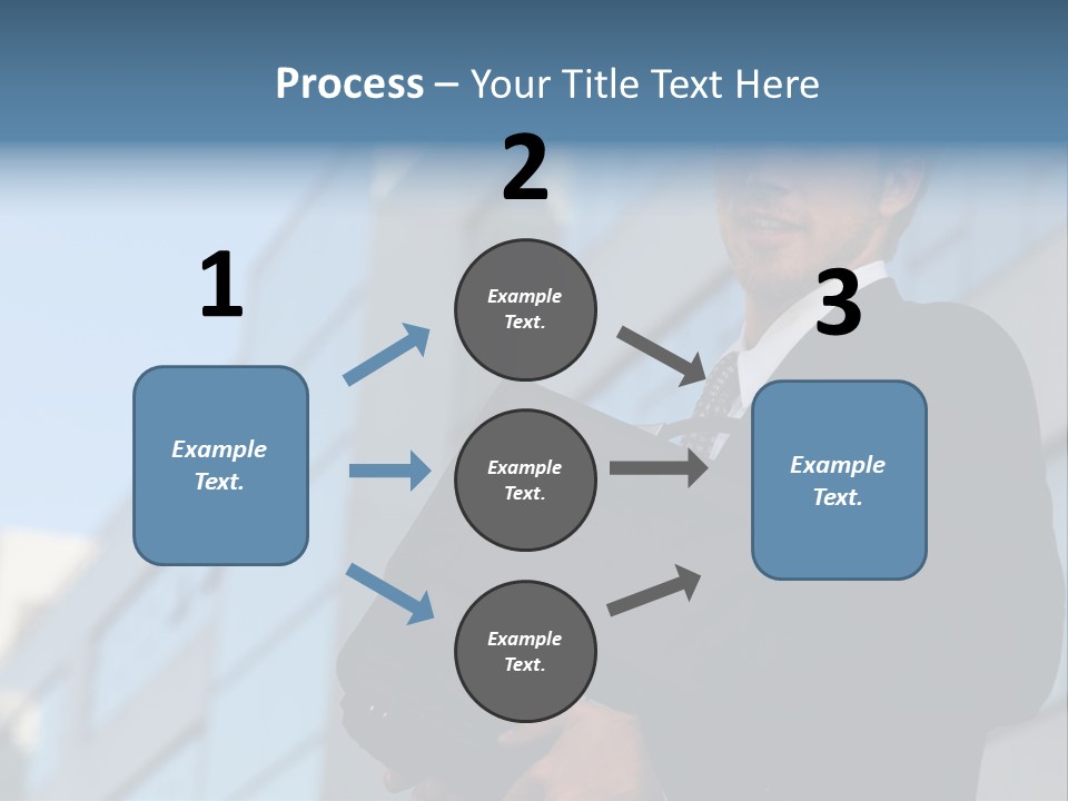 White Icon Professional PowerPoint Template