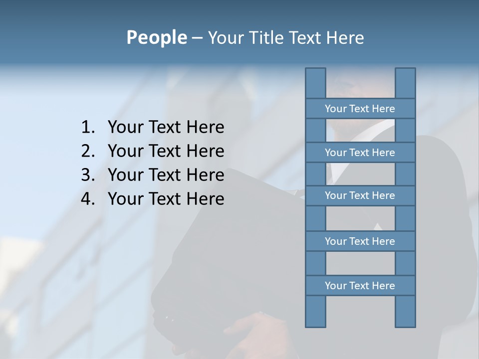 White Icon Professional PowerPoint Template