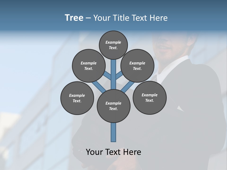 White Icon Professional PowerPoint Template