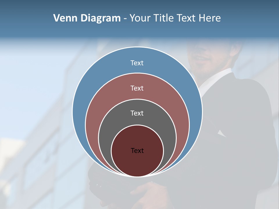 White Icon Professional PowerPoint Template