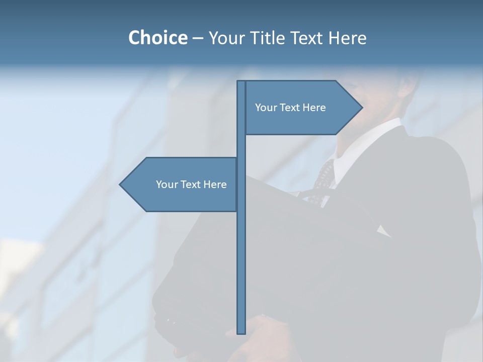 White Icon Professional PowerPoint Template