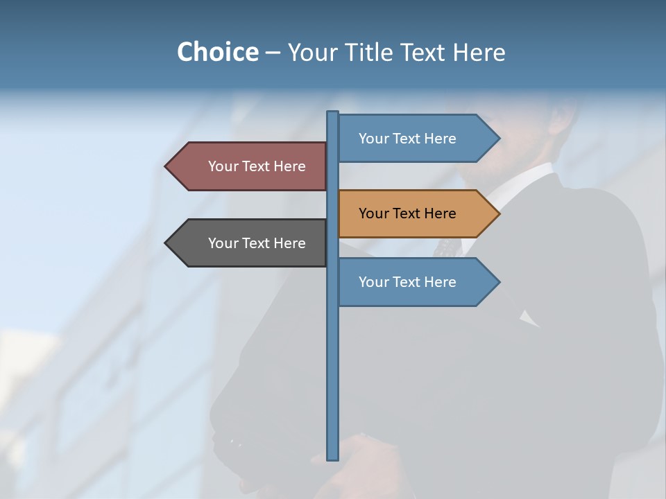 White Icon Professional PowerPoint Template