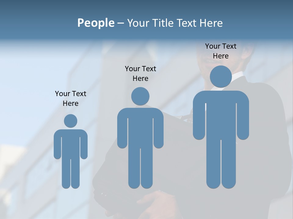 White Icon Professional PowerPoint Template