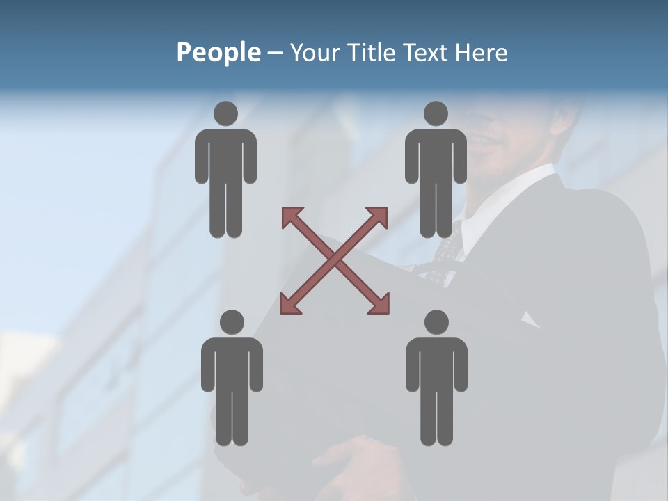 White Icon Professional PowerPoint Template