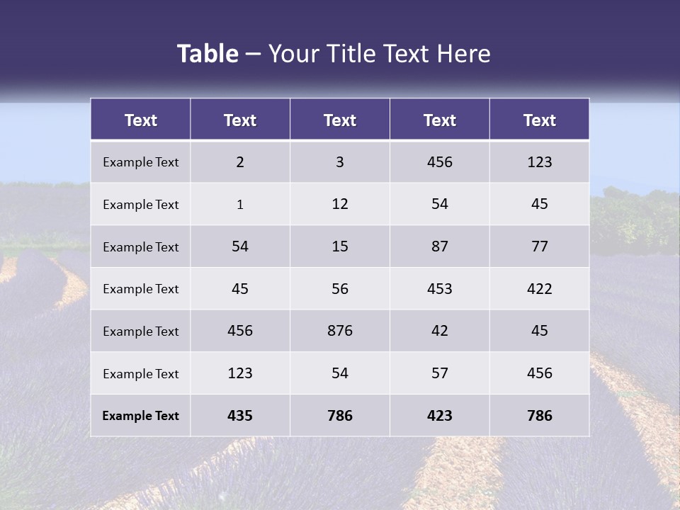 Scent Outdoors Flower PowerPoint Template