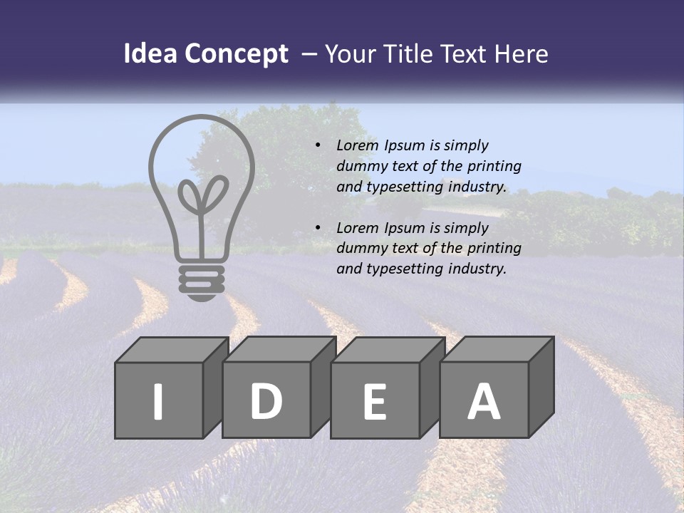 Scent Outdoors Flower PowerPoint Template